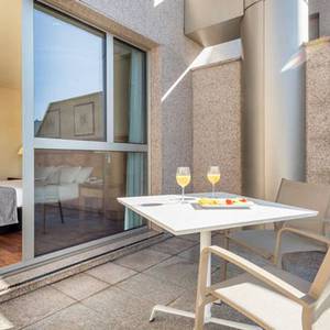 Doppelzimmer mit terrasse Hotel ILUNION Alcalá Norte Madrid